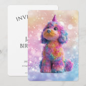 Cavapoo Cavoodle Birthday Kaart (Voorkant / Achterkant)