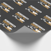 Cavapoo Dog Eigenaar van Coffee Bean Drinker Cadeaupapier (Hoek)