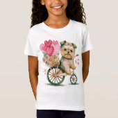 Cavapoo Dog Harten Valentijnsdag Hondenliefhebber T-shirt (Voorkant)