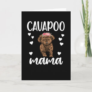 Cavapoo Dog Mama Cavoodle Hondenliefhebber Cavapoo Kaart
