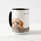 Cavapoo Dog Mok (Voorkant links)