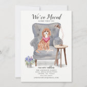 Cavapoo Dog | Verplaatsingsaankondiging Aankondiging (Voorkant)