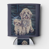 Cavapoo Dogs Cute Schattig Blikjeskoeler (Voorkant)