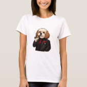 Cavapoo Don – Grappige Mafiëhond Dames T-Shirt (Voorkant)