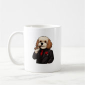 Cavapoo Don – Grappige Mafiëhond Mok (Links)