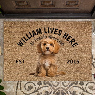 Cavapoo gepersonaliseerde Hondenliefhebbers deurma Deurmat