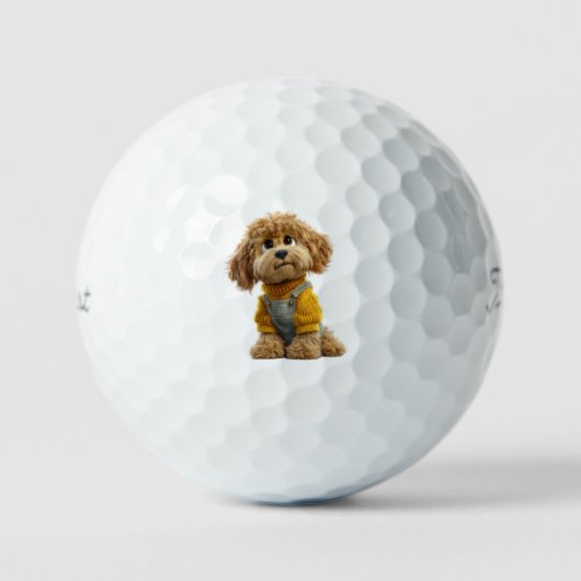 Cavapoo Golf Balls Golfballen (Voorkant)