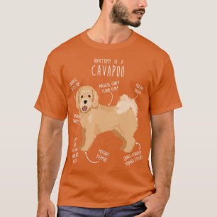Cavapoo Hond Anatomie 6 T-shirt