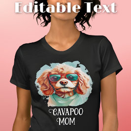 Cavapoo Hond Moeder Zonnebril T-shirt