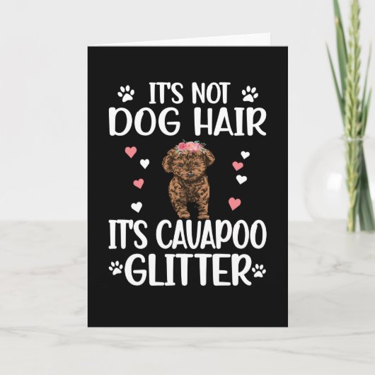 Cavapoo Hondenliefhebber Cavapoo Mom Cavoodle Hond Kaart (Voorkant)