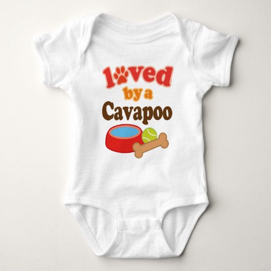 Cavapoo hondenliefhebber Kinder t-shirt (Voorkant)