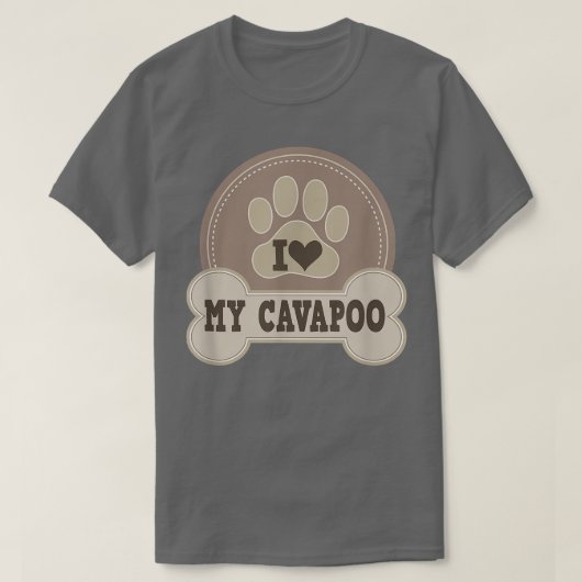 Cavapoo Hondenliefhebber Pet Owner Gift T-shirt (Design voorkant)