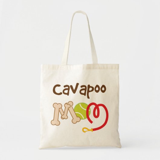 Cavapoo Hondenras Mam Gift Tote Bag (Voorkant)