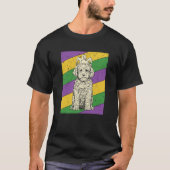 Cavapoo Jester Mardi Gras Doodle Dog Mom or Dad T-shirt (Voorkant)