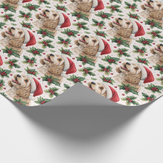 Cavapoo Kerst Inpakpapier (Hoek)