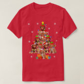 Cavapoo kerstboom Funny Santa Cavoodle Dog Xm T-shirt (Design voorkant)