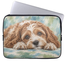 Cavapoo Laptop Hoes | Schattige Cavapoo Hond Liefh