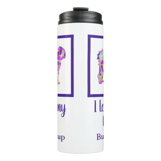 Cavapoo Leuke Hond Silhouet PPY&B Thermosbeker (Voorkant)