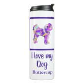 Cavapoo Leuke Hond Silhouet PPY&B Thermosbeker (Gedraaid links)