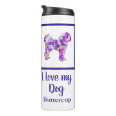 Cavapoo Leuke Hond Silhouet PPY&B Thermosbeker (Geroteerd rechts)