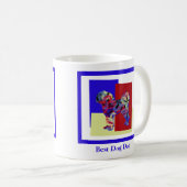 Cavapoo Leuke Hond Silhouet TRBY Vaderdag Koffiemok (Voorkant rechts)