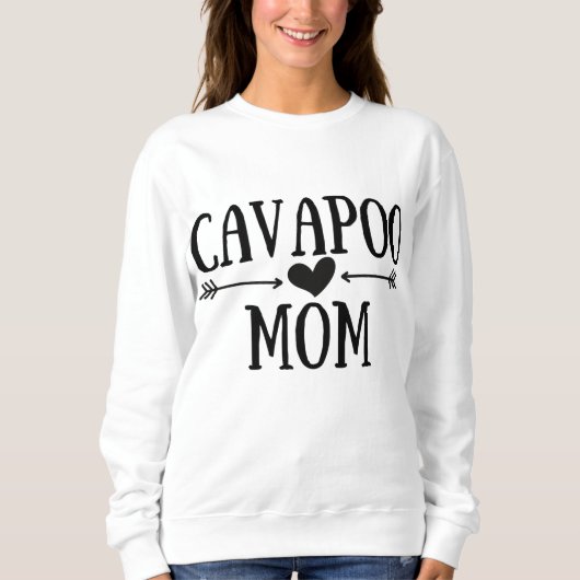 Cavapoo Mam Funny Cavapoos Gifts for Women Dog Lov Trui (Voorkant)