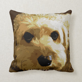 Cavapoo of Cockapoo Art Cushion 41 cm x 41 cm Kussen