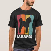 Cavapoo Vintage  2 T-shirt (Voorkant)