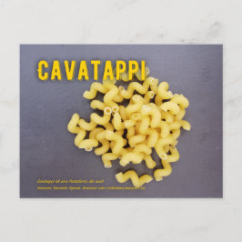 Cavatappi Italienisches Restaurant Rezept zutat Briefkaart