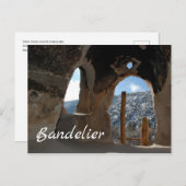 Cavate Dwelling, Bandelier National Monument (NM) Briefkaart (Voorkant / Achterkant)