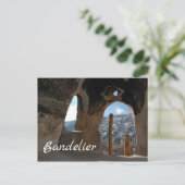 Cavate Dwelling, Bandelier National Monument (NM) Briefkaart (Staand voorkant)