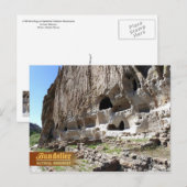 Cavates at Bandelier National Monument (NM) Briefkaart (Voorkant / Achterkant)