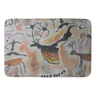 Cave Art Abstract Badmat