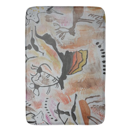 Cave Art Abstract Badmat (Voorkant Verticaal)