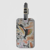 Cave Art Abstract Bagagelabel (Voorkant (verticaal))