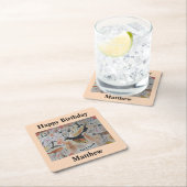 Cave Art Abstract Birthday Kartonnen Onderzetters (Insitu)