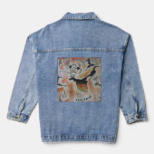 Cave Art Abstract Denim Jacket (Achterkant)