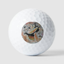 Cave Art Abstract Golfballen