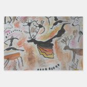 Cave Art Abstract Inpakpapier Vel (Voorkant)