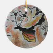 Cave Art Abstract Keramisch Ornament (Achterkant)