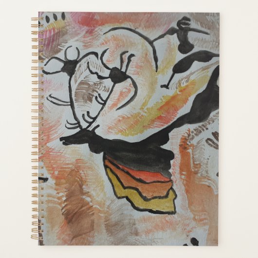 Cave Art Abstract Planner (Voorkant)