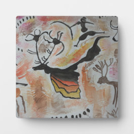 Cave Art Abstract Plaque Fotoplaat