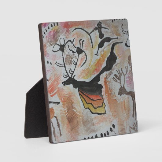 Cave Art Abstract Plaque Fotoplaat (Voorkant)