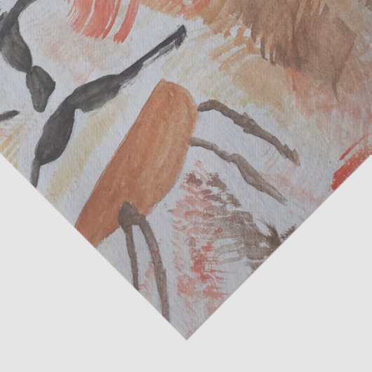 Cave Art Abstract Tissuepapier (Detail)