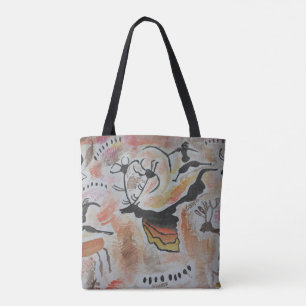 Cave Art Abstract Tote Bag