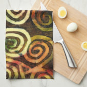 Cave Art Tea Towel Theedoek (Quarter Fold)