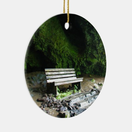 Cave Bench Keramisch Ornament (Rechts)