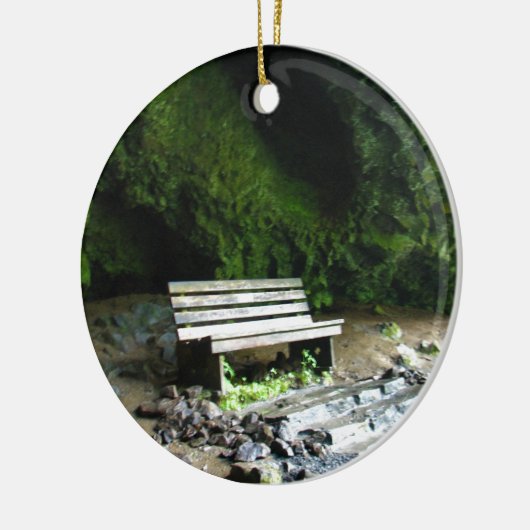 Cave Bench Keramisch Ornament (Links)