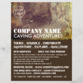 Cave, Caving Adventure Adverteren Flyer (Voorkant)