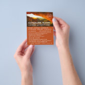 Cave, Caving Adventure Adverteren Flyer (Hand)